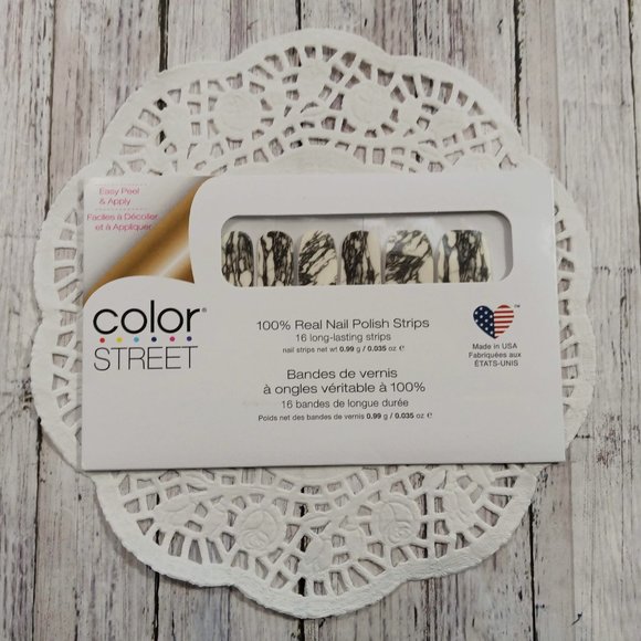 Color Street 100% Nail Polish Strips Mystic Marble RETIRED Rare Find - Picture 4 of 7
